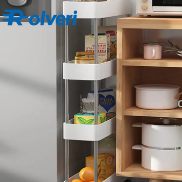 Organizador de Prateleiras Móvel – Cozinha, Banheiro ou Sala