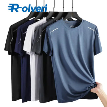 Camiseta Masculina de Verão – Leve Elástica e Respirável