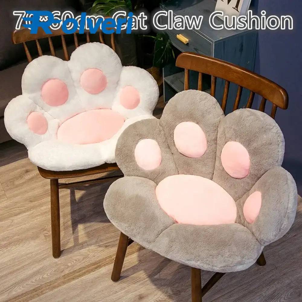 Almofada Kawaii Pata de Gato – Macia 70x60cm