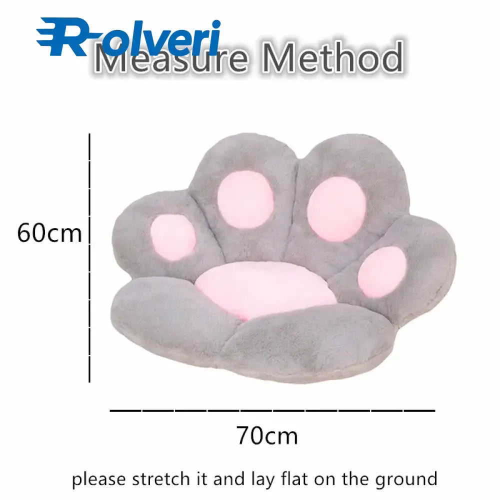 Almofada Kawaii Pata de Gato – Macia 70x60cm