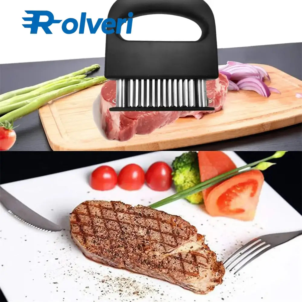 Amaciador de Carne – 48 Agulhas em Aço Martelo para Cozinha A-Meat picker