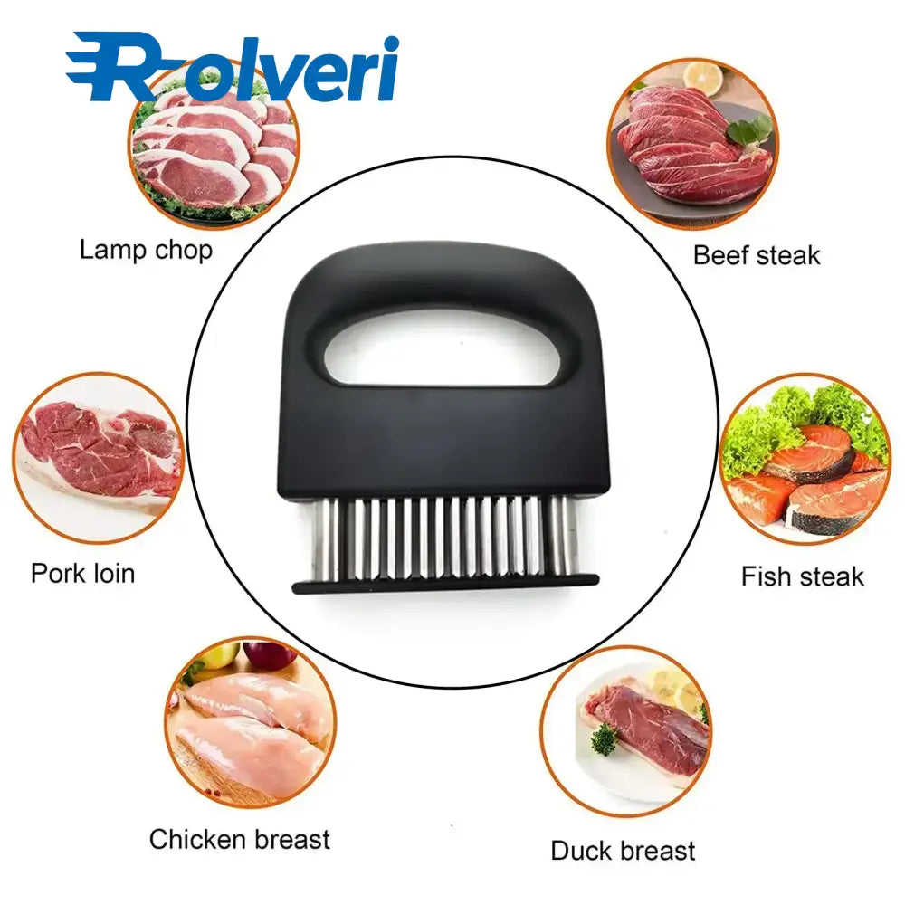 Amaciador de Carne – 48 Agulhas em Aço Martelo para Cozinha A-Meat picker