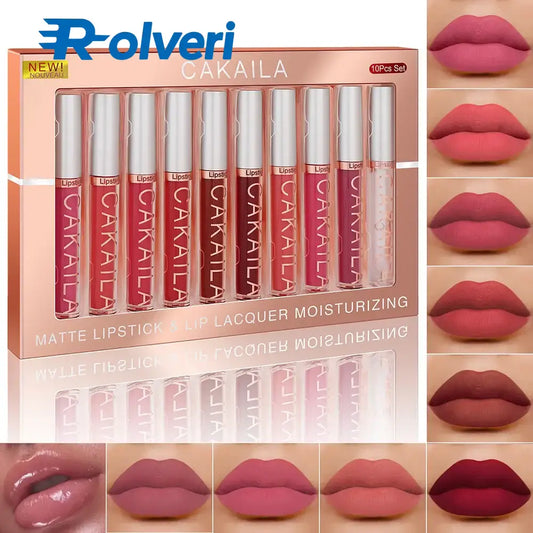 Batom Líquido CAKAILA – Matte Longa Duração 10 Cores