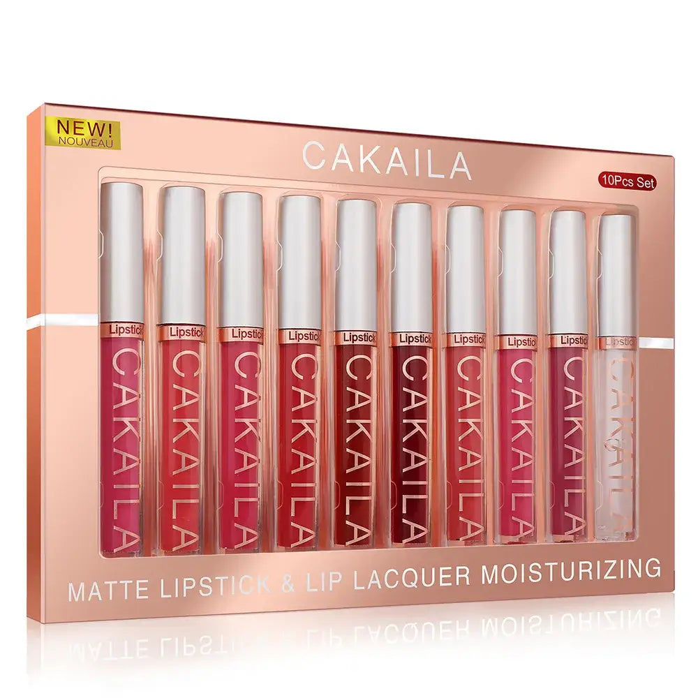 Batom Líquido CAKAILA – Matte Longa Duração 10 Cores