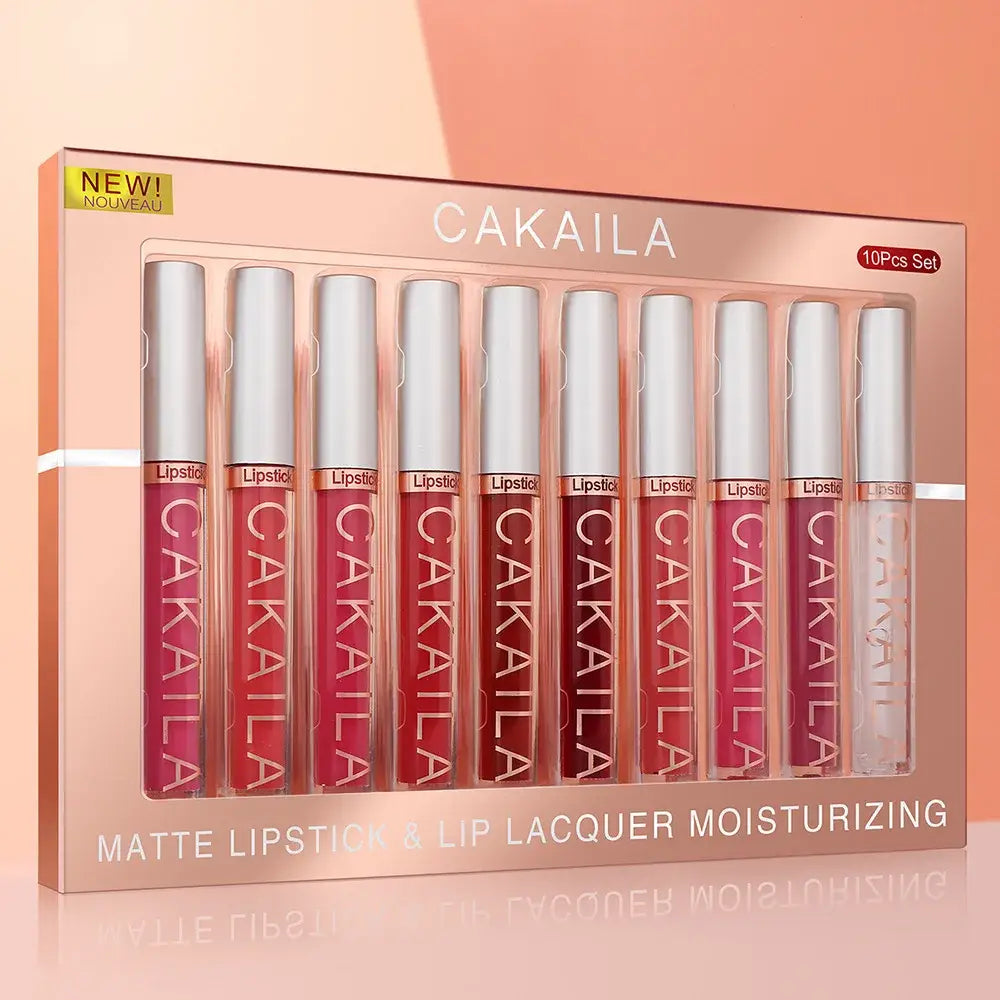 Batom Líquido CAKAILA – Matte Longa Duração 10 Cores
