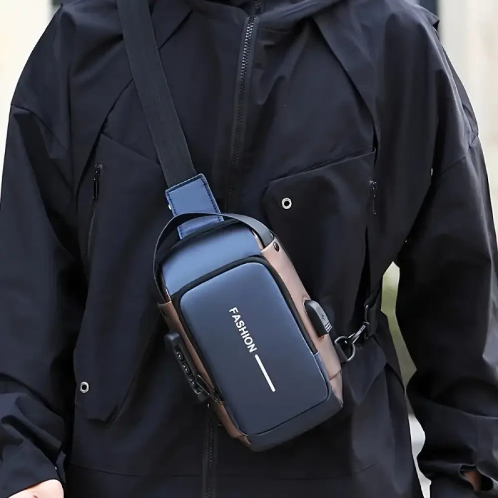 Bolsa Crossbody – Tecido Oxford Durável e Elegante