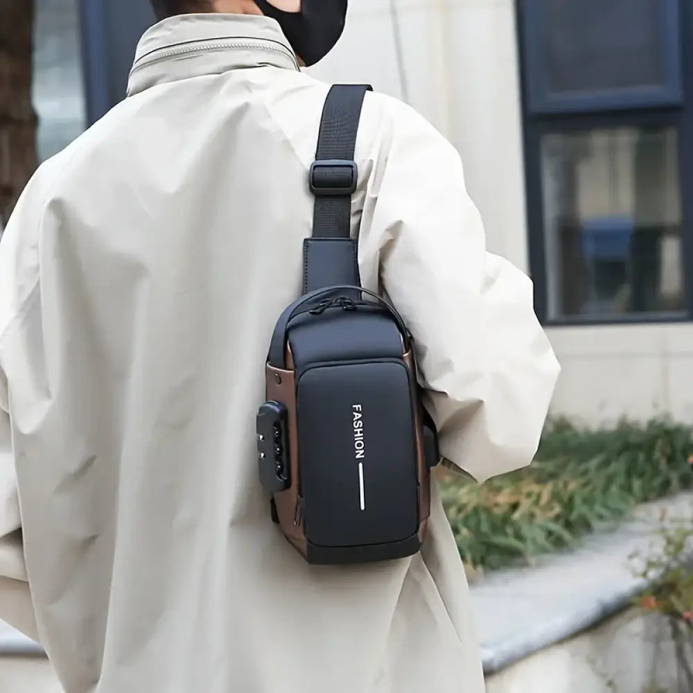 Bolsa Crossbody – Tecido Oxford Durável e Elegante