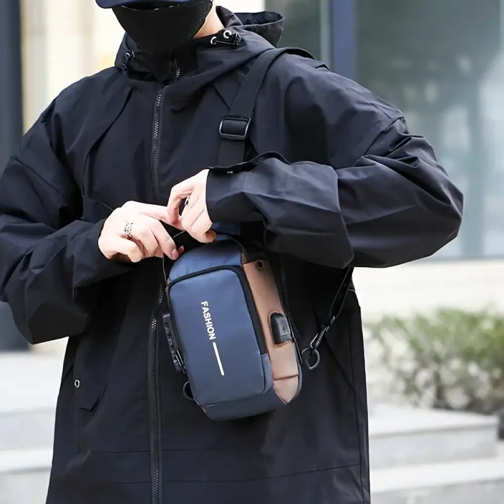 Bolsa Crossbody – Tecido Oxford Durável e Elegante