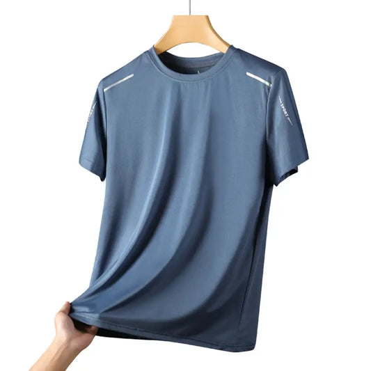 Camiseta Masculina de Verão – Leve Elástica e Respirável
