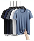 Camiseta Masculina de Verão – Leve Elástica e Respirável