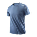Camiseta Masculina de Verão – Leve Elástica e Respirável Blue / XL(55-62.5kg)