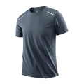Camiseta Masculina de Verão – Leve Elástica e Respirável Gray / L(42.5-55kg)
