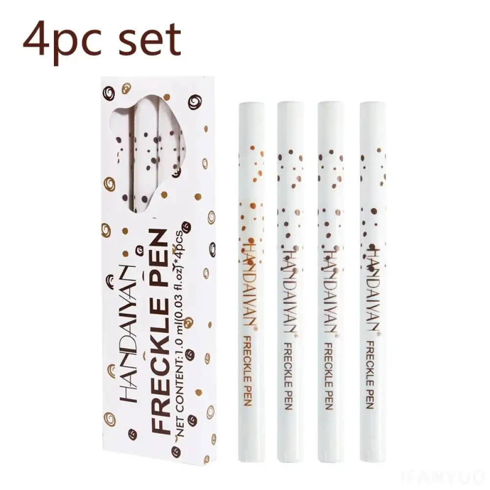 Caneta para Sardas – 4 Unidades Longa Duração e À Prova D’Água 4pc