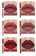 Conjunto de 6 Batons Líquidos Handaiyan – Matte e Longa Duração