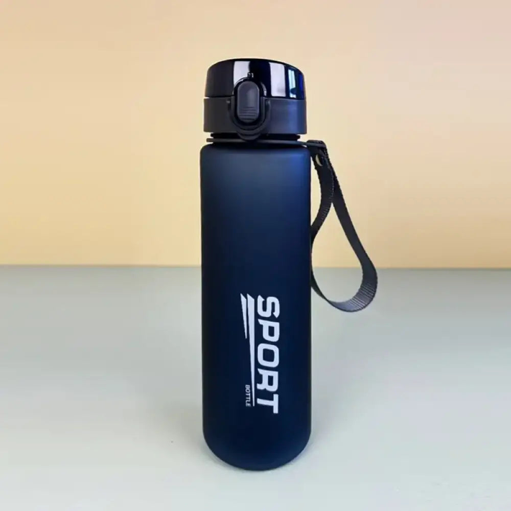 Garrafa Esportiva Portátil – Alta Qualidade e Sem Vazamento Dark Blue Sport / 560ml