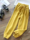 Legging Casual Plus Size – Moda Inverno Confortável LightYellow / L