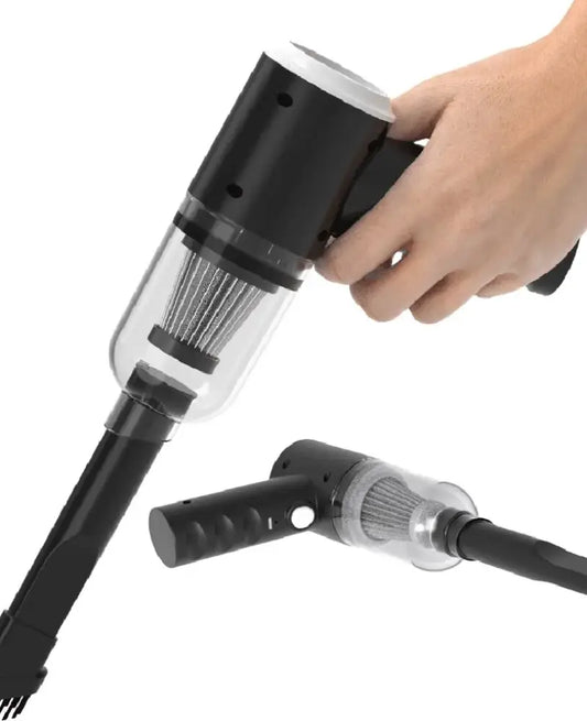 Mini Aspirador Doméstico e Automotivo – Prático e Compacto Preto