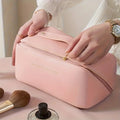 Organizador de Maquiagem Feminino – Bolsa de Cosméticos com Zíper