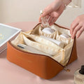 Organizador de Maquiagem Feminino – Bolsa de Cosméticos com Zíper