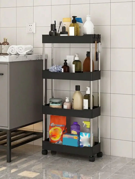 Organizador de Prateleiras Móvel – Cozinha Banheiro ou Sala