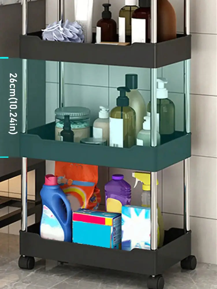 Organizador de Prateleiras Móvel – Cozinha Banheiro ou Sala