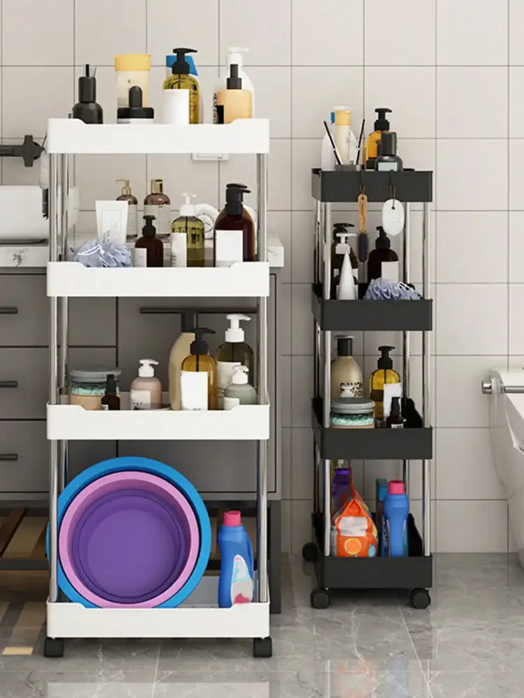 Organizador de Prateleiras Móvel – Cozinha Banheiro ou Sala