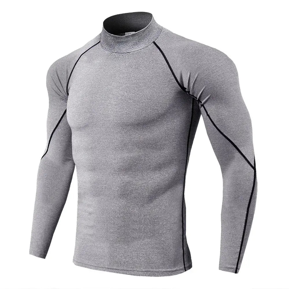 Rashguard de Compressão – Manga Longa Confortável e Ajustada Gray / M