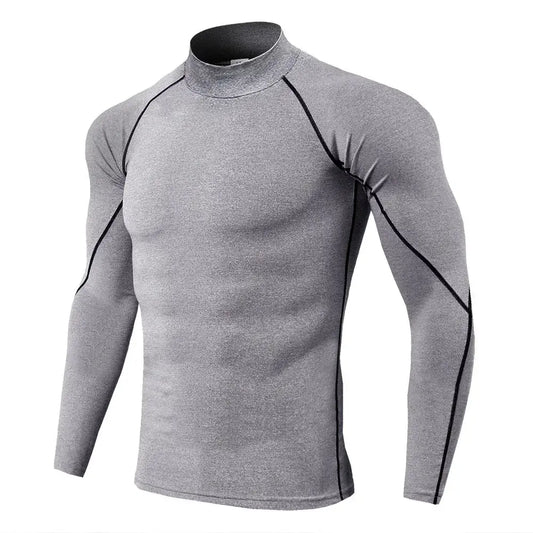 Rashguard de Compressão – Manga Longa Confortável e Ajustada Gray / M