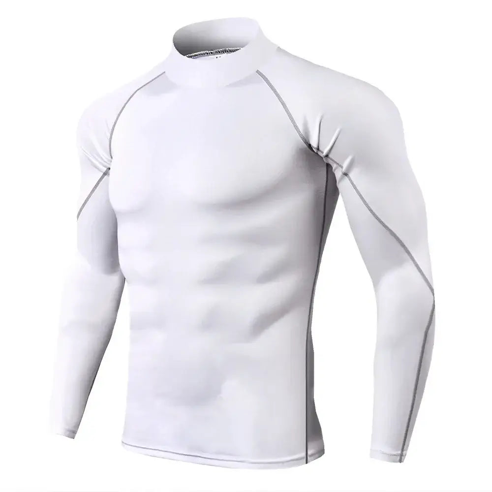 Rashguard de Compressão – Manga Longa Confortável e Ajustada White / M