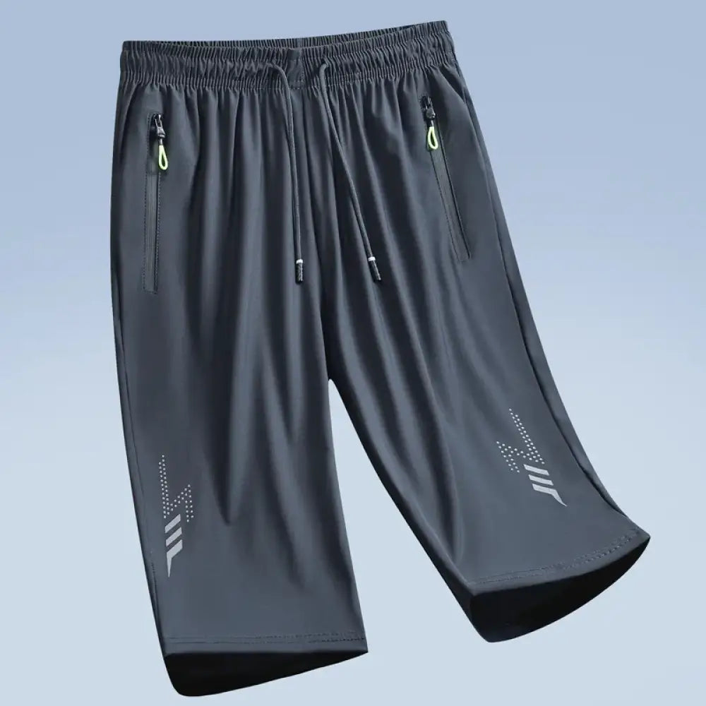 Shorts de Fitness Masculino – Secagem Rápida e Super Leve Dark Gray 003 / M 45kg-50kg